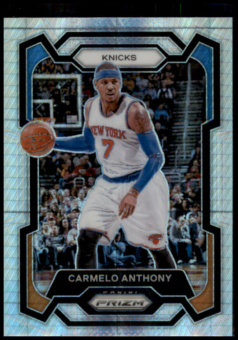 2023-24 Panini Prizm #186 Carmelo Anthony Prizms Hyper