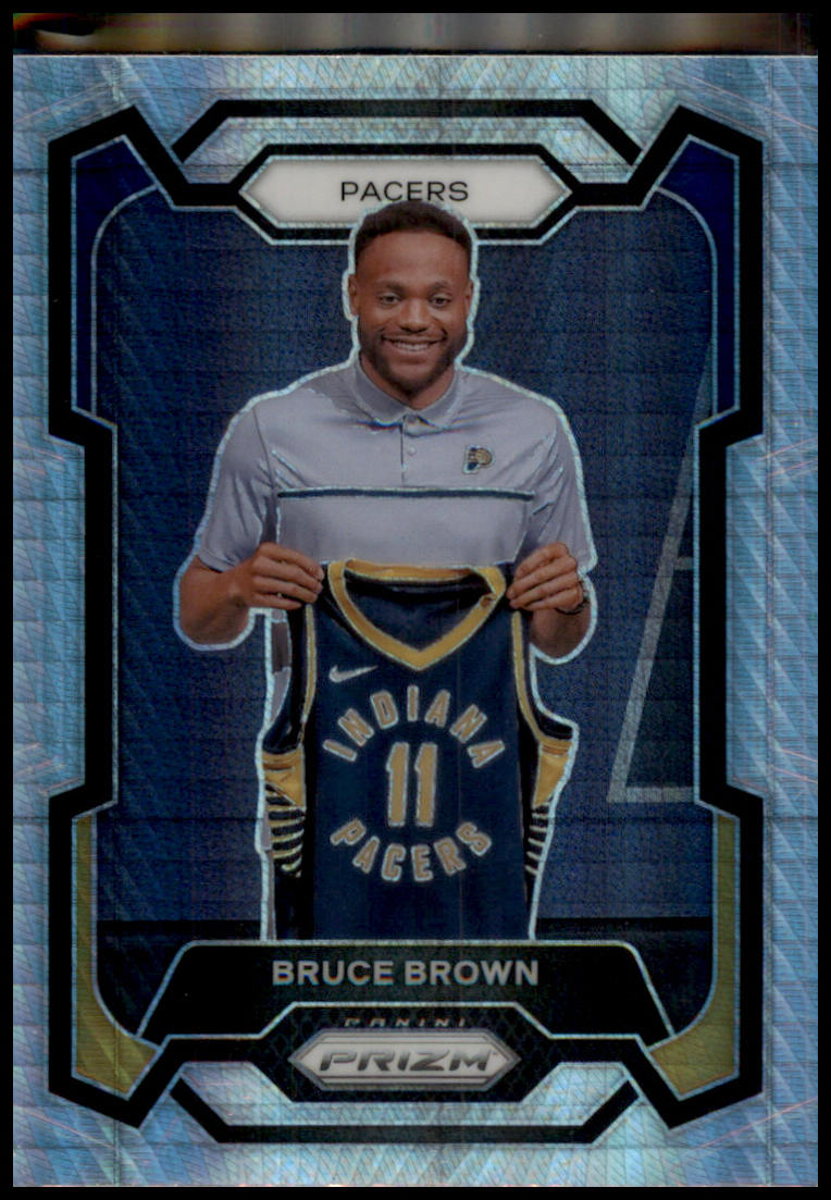 2023-24 Panini Prizm #67 Bruce Brown Prizms Hyper