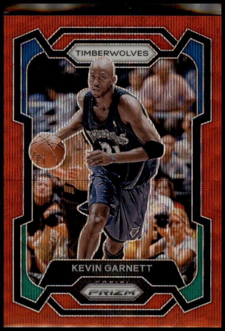 2023-24 Panini Prizm #183 Kevin Garnett Prizms Ruby Wave