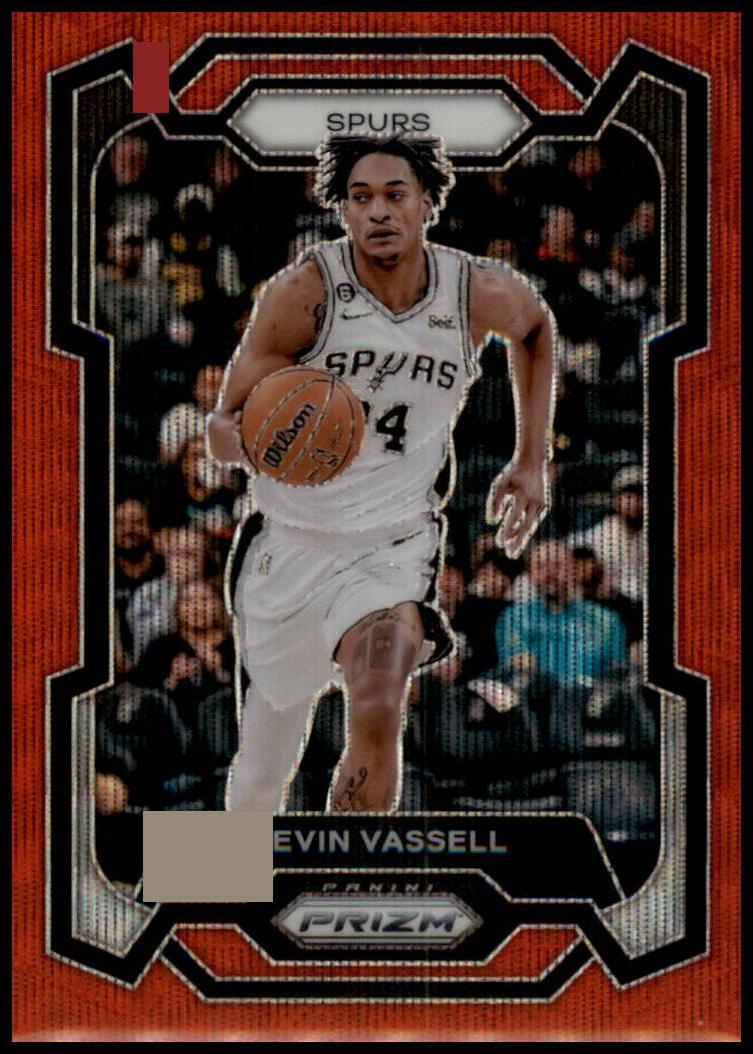 2023-24 Panini Prizm #95 Devin Vassell Prizms Ruby Wave