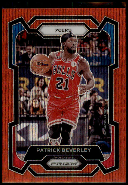 2023-24 Panini Prizm #268 Patrick Beverley Prizms Ruby Wave