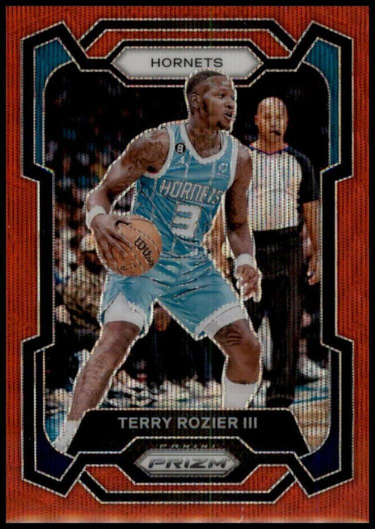 2023-24 Panini Prizm #90 Terry Rozier III Prizms Ruby Wave