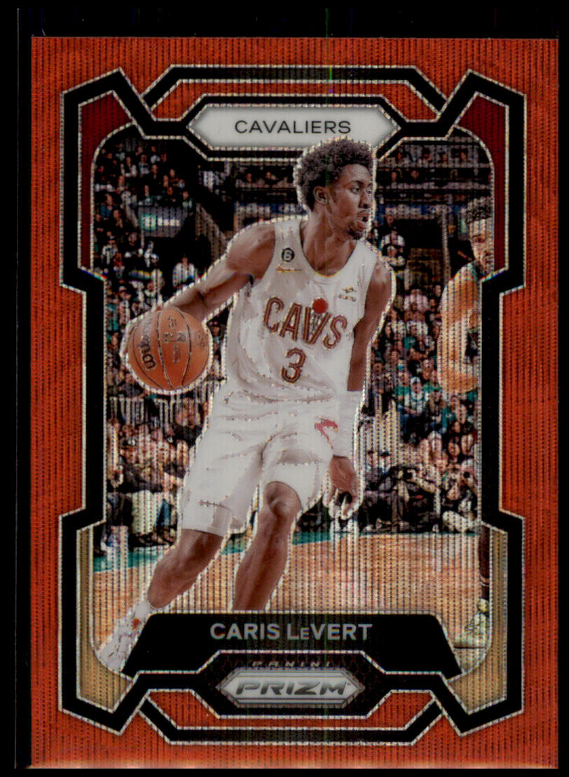 2023-24 Panini Prizm #253 Caris LeVert Prizms Ruby Wave