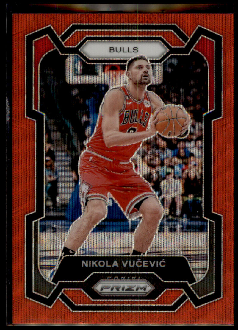 2023-24 Panini Prizm #87 Nikola Vucevic Prizms Ruby Wave