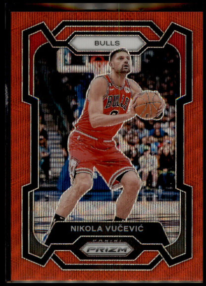 2023-24 Panini Prizm #87 Nikola Vucevic Prizms Ruby Wave