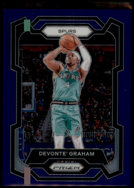 2023-24 Panini Prizm #233 Devonte' Graham Prizms Blue #/199