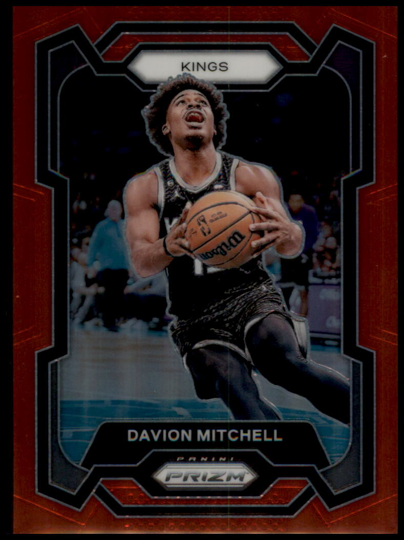 2023-24 Panini Prizm #227 Davion Mitchell Prizms Red #/299