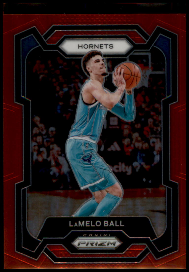 2023-24 Panini Prizm #41 LaMelo Ball Prizms Red #/299