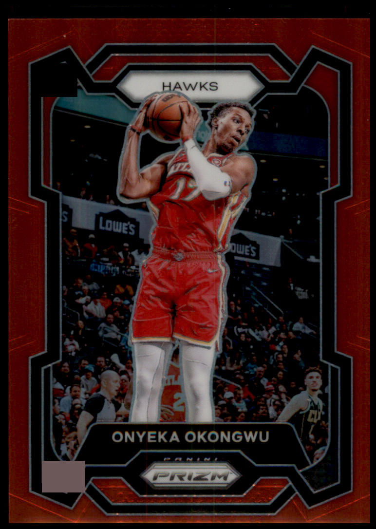 2023-24 Panini Prizm #290 Onyeka Okongwu Prizms Red #/299