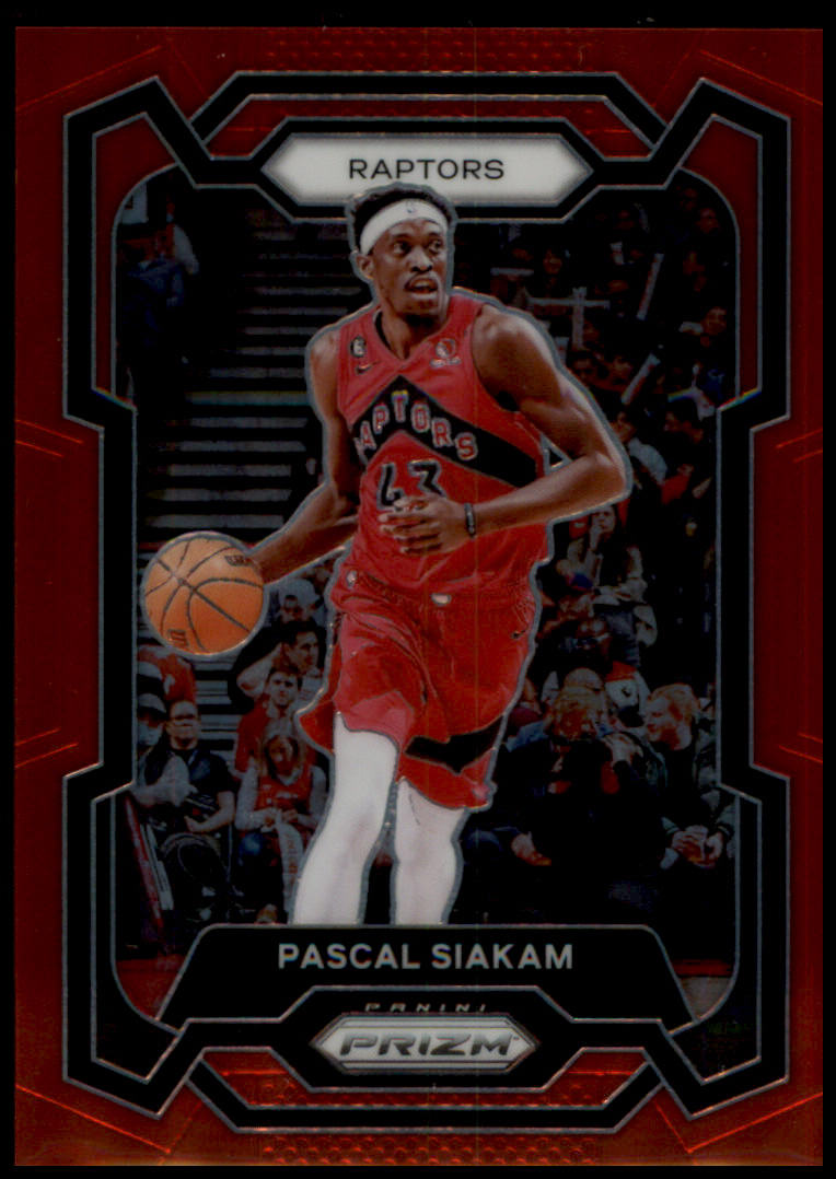 2023-24 Panini Prizm #30 Pascal Siakam Prizms Red #/299