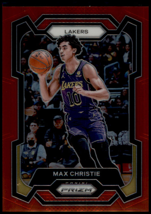 2023-24 Panini Prizm #123 Max Christie Prizms Red #/299