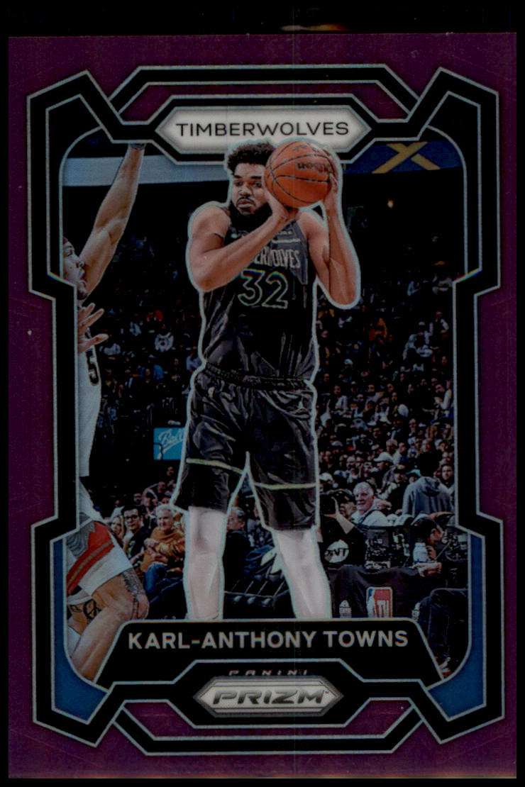 2023-24 Panini Prizm #78 Karl-Anthony Towns Prizms Purple #/99