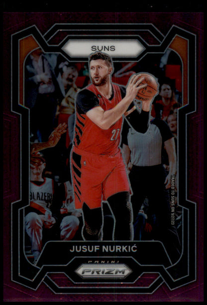 2023-24 Panini Prizm #277 Jusuf Nurkic Prizms Purple #/99