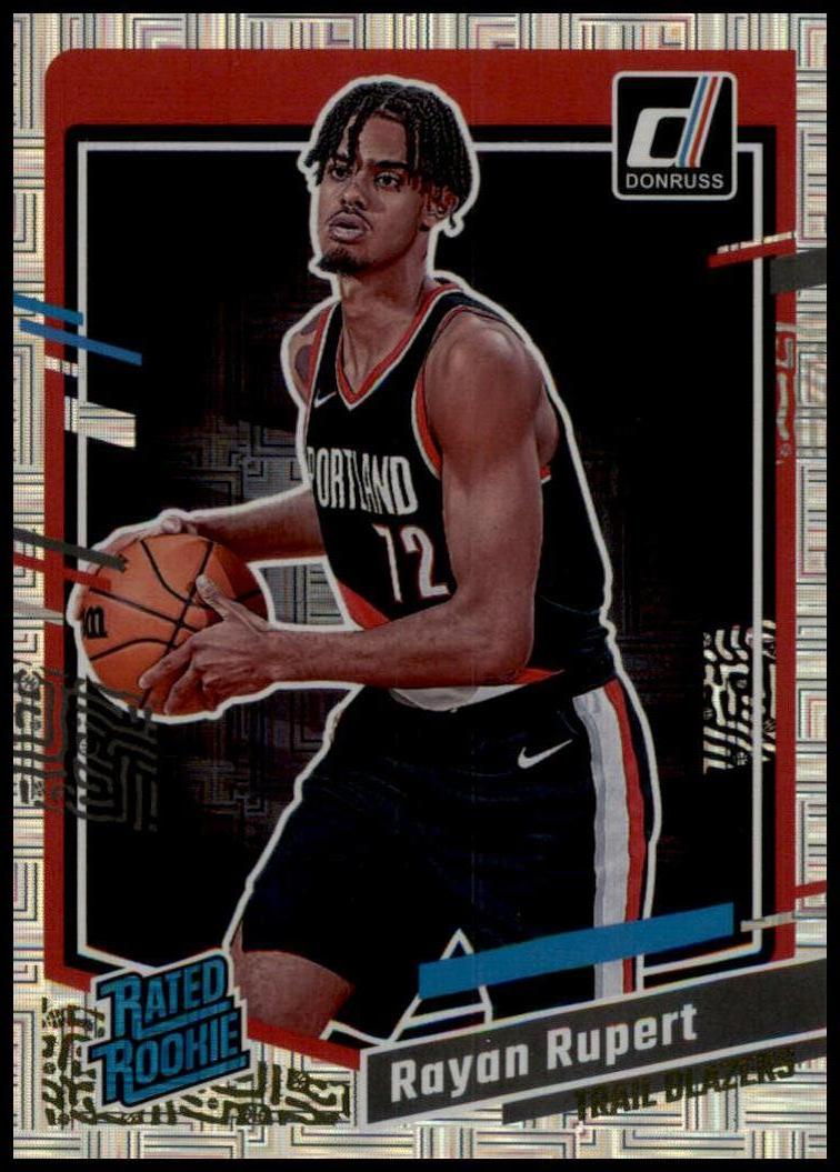 2023-24 Donruss #218 Rayan Rupert