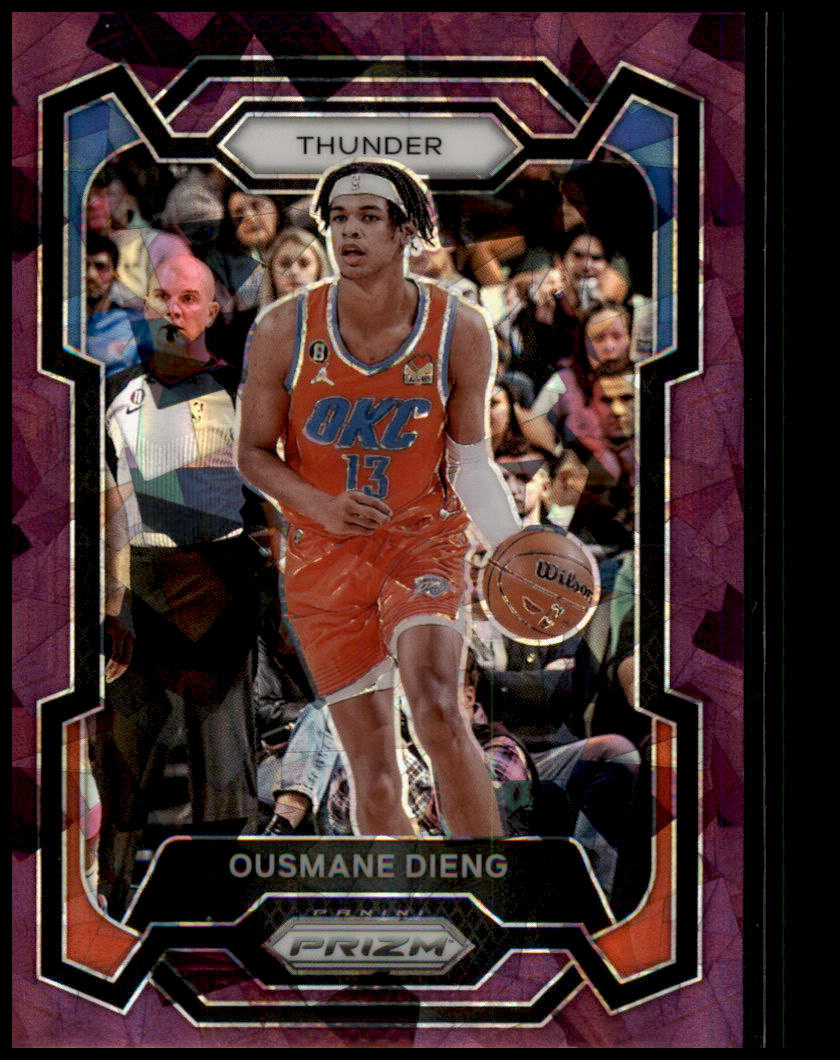 2023-24 Panini Prizm #217 Ousmane Dieng Prizms Purple Ice #/149