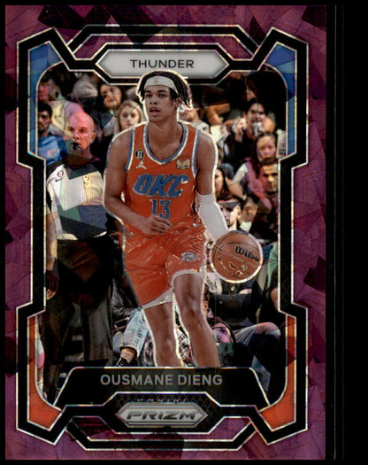 2023-24 Panini Prizm #217 Ousmane Dieng Prizms Purple Ice #/149