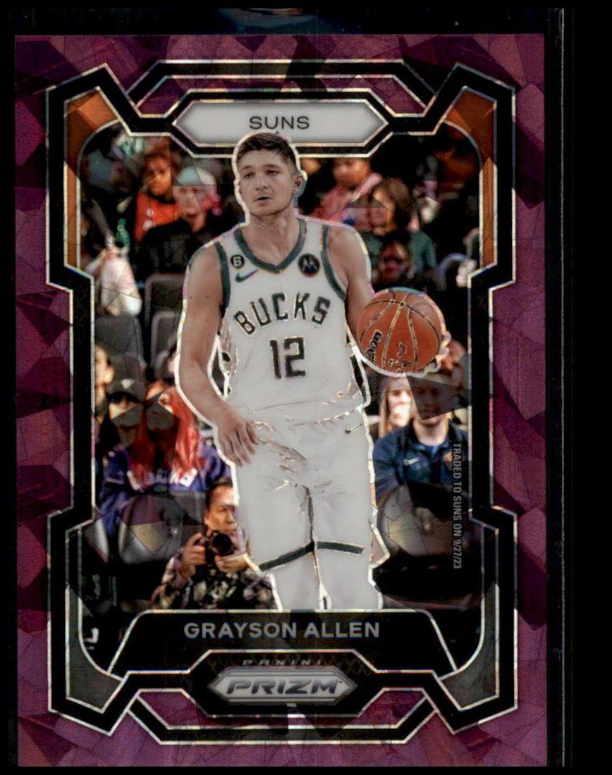 2023-24 Panini Prizm #226 Grayson Allen Prizms Purple Ice #/149