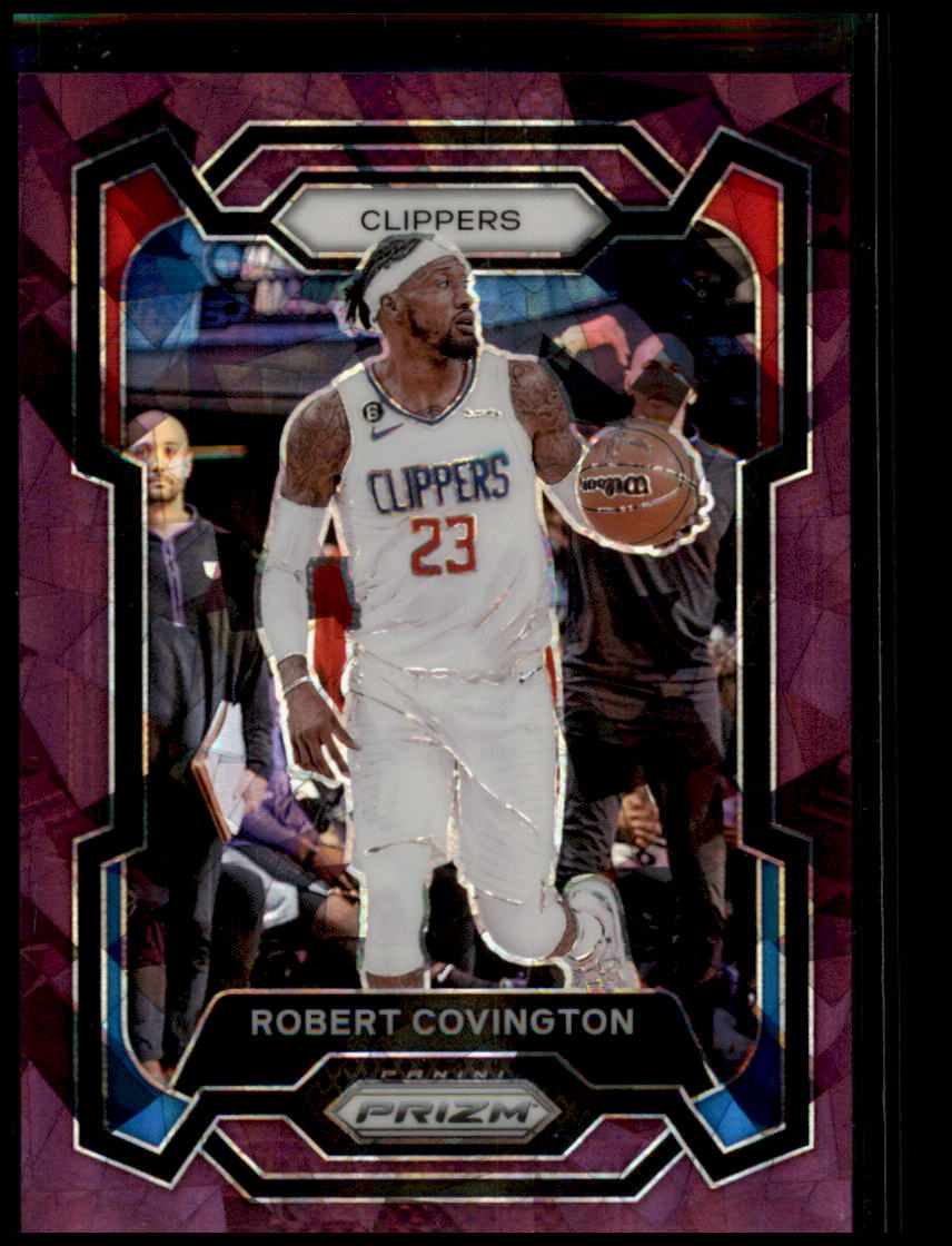 2023-24 Panini Prizm #224 Robert Covington Prizms Purple Ice #/149