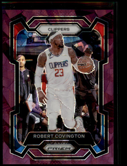 2023-24 Panini Prizm #224 Robert Covington Prizms Purple Ice #/149