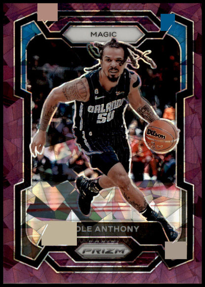 2023-24 Panini Prizm #16 Cole Anthony Prizms Purple Ice #/149