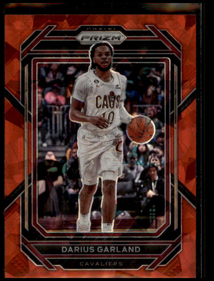 2022-23 Panini Prizm #75 Darius Garland Prizms Red Ice