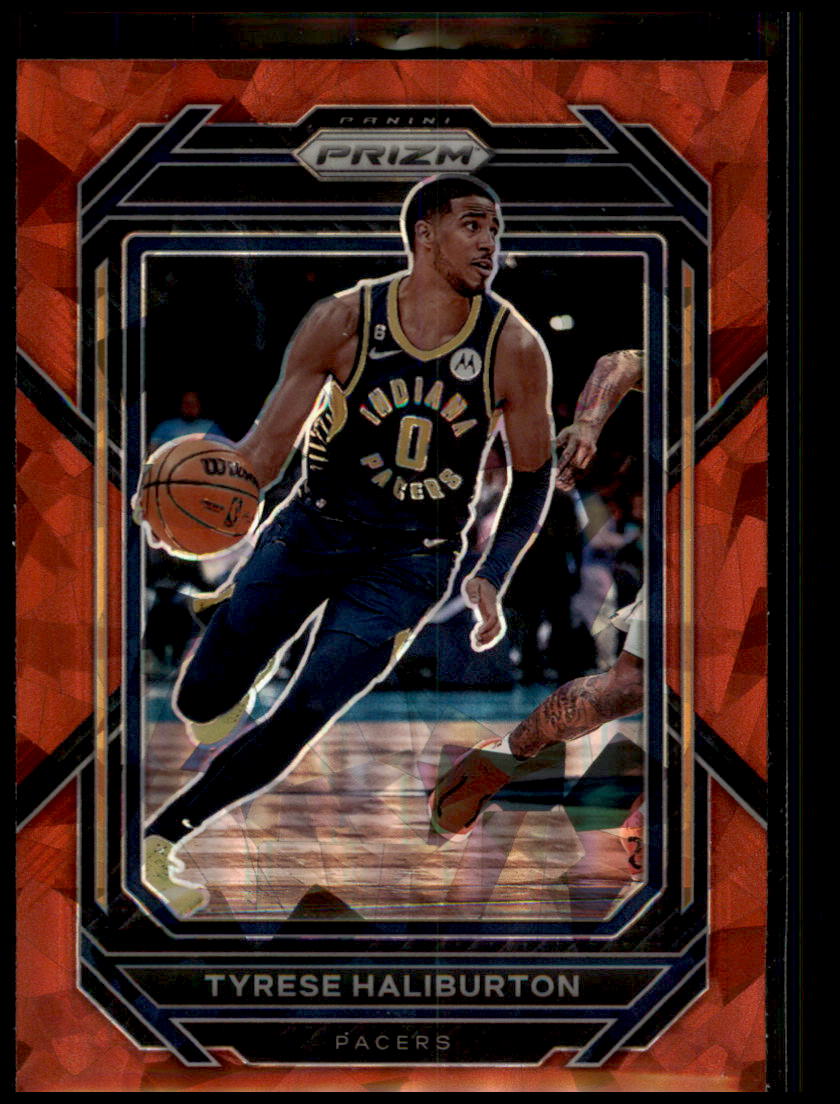 2022-23 Panini Prizm #93 Tyrese Haliburton Prizms Red Ice