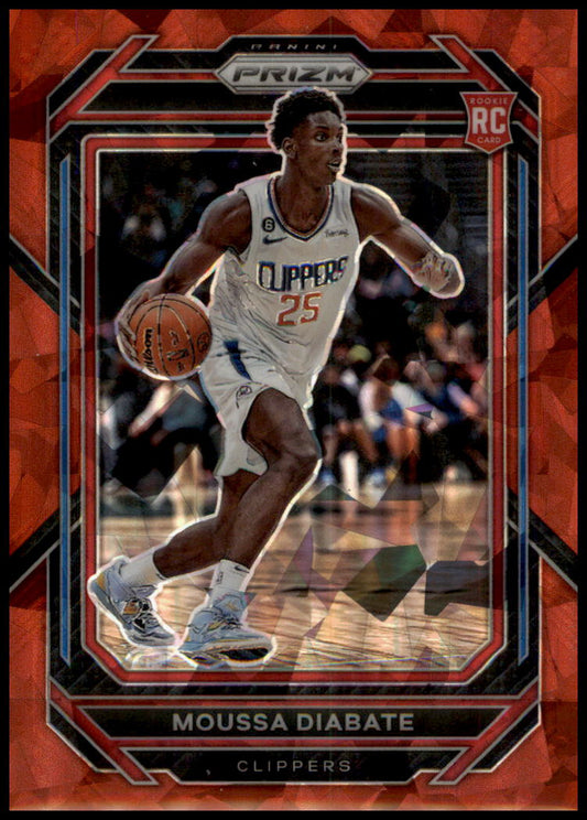 2022-23 Panini Prizm #262 Moussa Diabate Prizms Red Ice