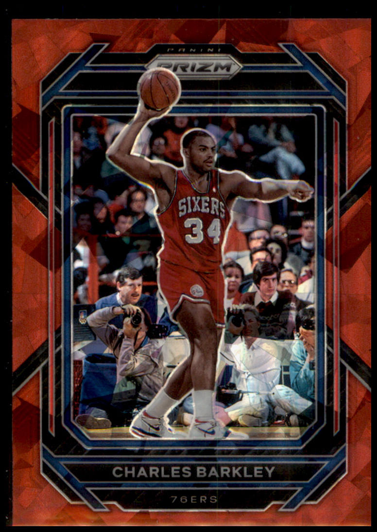 2022-23 Panini Prizm #300 Charles Barkley Prizms Red Ice