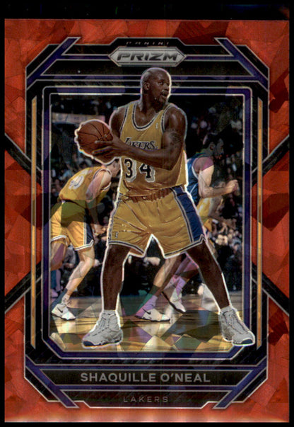 2022-23 Panini Prizm #297 Shaquille O'Neal Prizms Red Ice