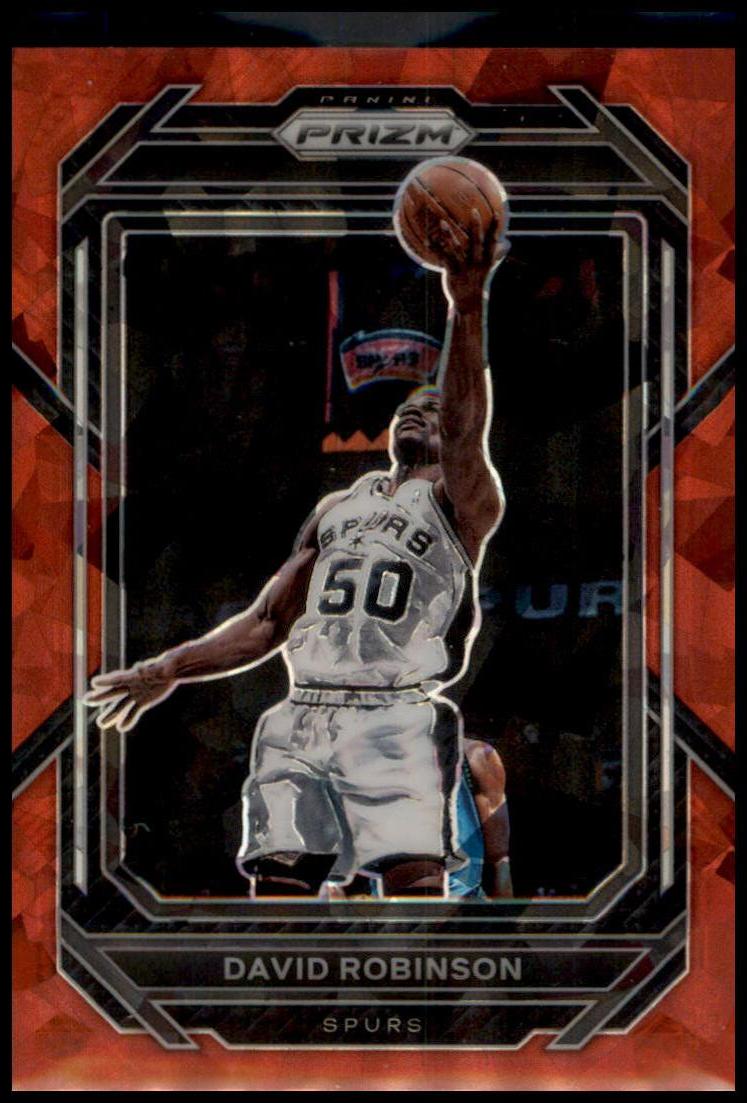 2022-23 Panini Prizm #271 David Robinson Prizms Red Ice