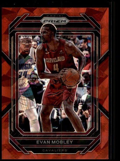 2022-23 Panini Prizm #81 Evan Mobley Prizms Red Ice