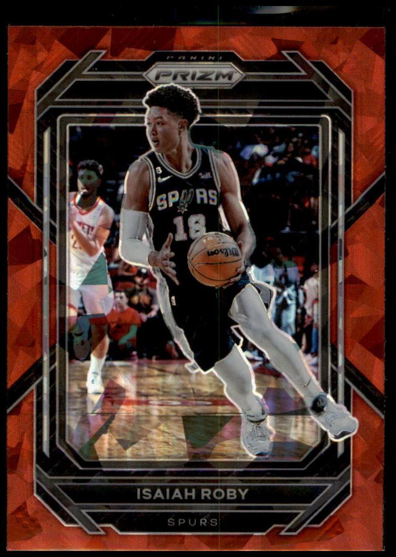 2022-23 Panini Prizm #216 Isaiah Roby Prizms Red Ice