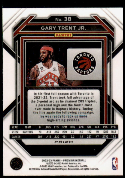 2022-23 Panini Prizm #38 Gary Trent Prizms Red Ice