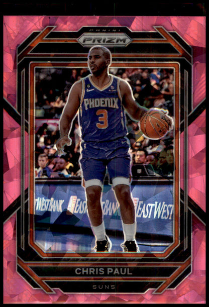 2022-23 Panini Prizm #117 Chris Paul Prizms Pink Ice