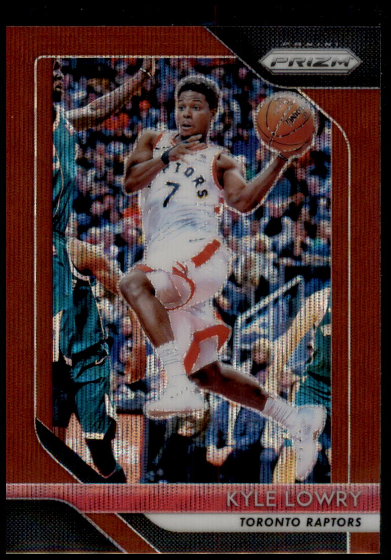 2018-19 Panini Prizm #33 Kyle Lowry Prizms Ruby Wave