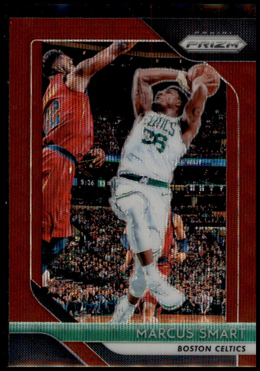 2018-19 Panini Prizm #178 Marcus Smart Prizms Ruby Wave