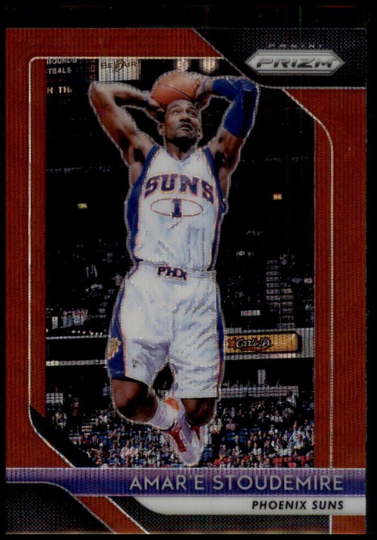 2018-19 Panini Prizm #295 Amar'e Stoudemire Prizms Ruby Wave