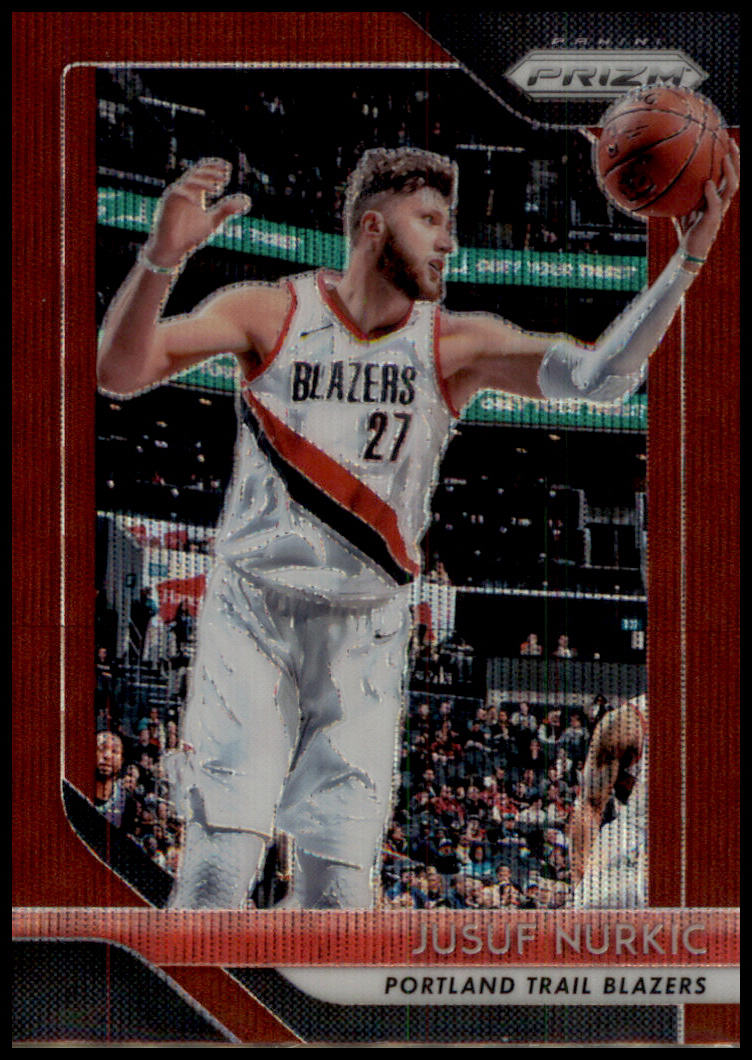 2018-19 Panini Prizm #121 Jusuf Nurkic Prizms Ruby Wave