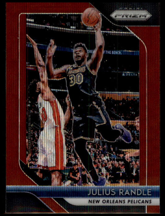 2018-19 Panini Prizm #167 Julius Randle Prizms Ruby Wave