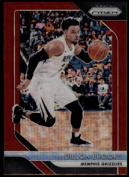 2018-19 Panini Prizm #106 Dillon Brooks Prizms Ruby Wave