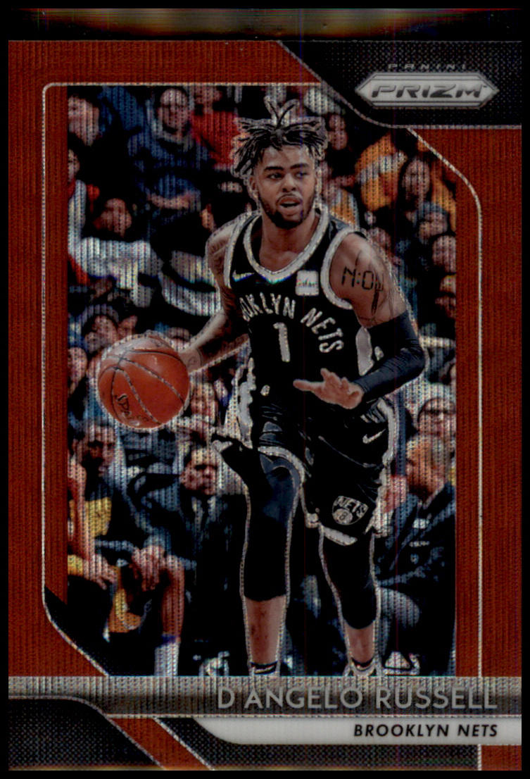 2018-19 Panini Prizm #248 D'Angelo Russell Prizms Ruby Wave