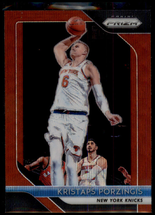 2018-19 Panini Prizm #267 Kristaps Porzingis Prizms Ruby Wave