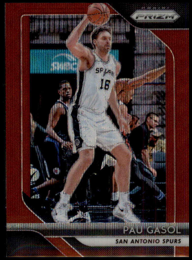 2018-19 Panini Prizm #13 Pau Gasol Prizms Ruby Wave