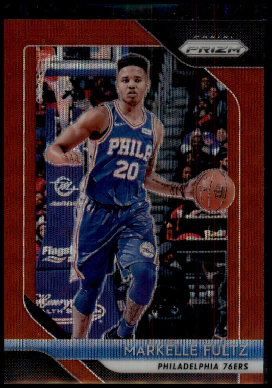 2018-19 Panini Prizm #229 Markelle Fultz Prizms Ruby Wave