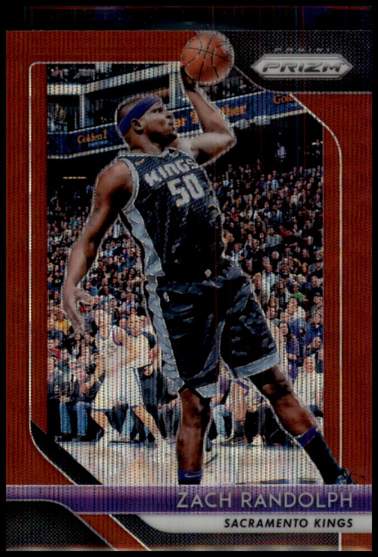 2018-19 Panini Prizm #211 Zach Randolph Prizms Ruby Wave