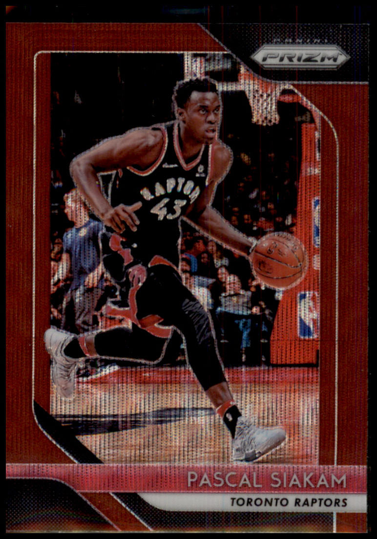 2018-19 Panini Prizm #83 Pascal Siakam Prizms Ruby Wave