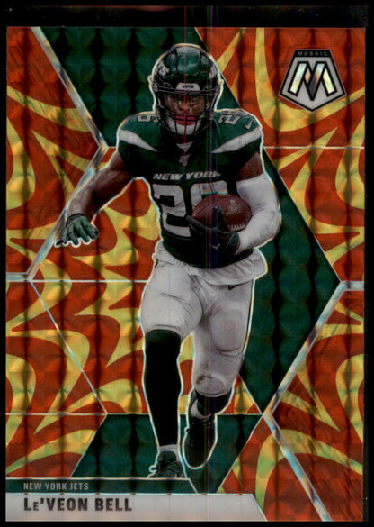 2020 Panini Mosaic #157 Le'Veon Bell Prizm Reactive Gold