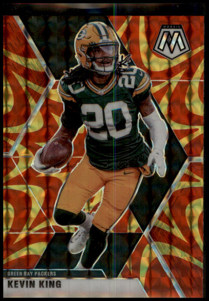 2020 Panini Mosaic #84 Kevin King Prizm Reactive Gold