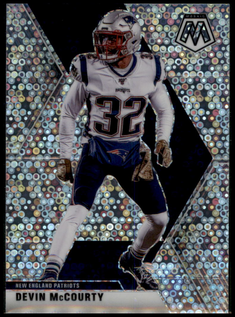 2020 Panini Mosaic #141 Devin McCourty No Huddle Prizm Silver