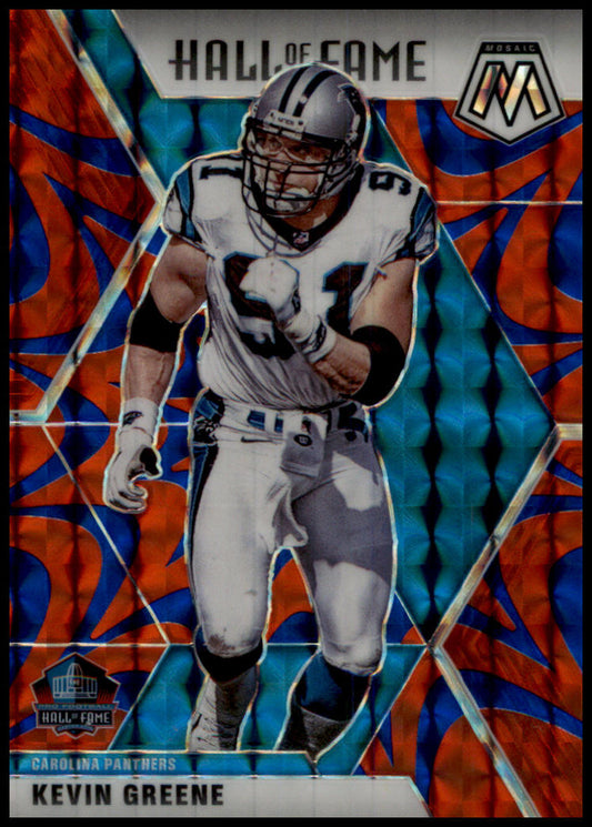 2020 Panini Mosaic #284 Kevin Greene Prizm Reactive Blue